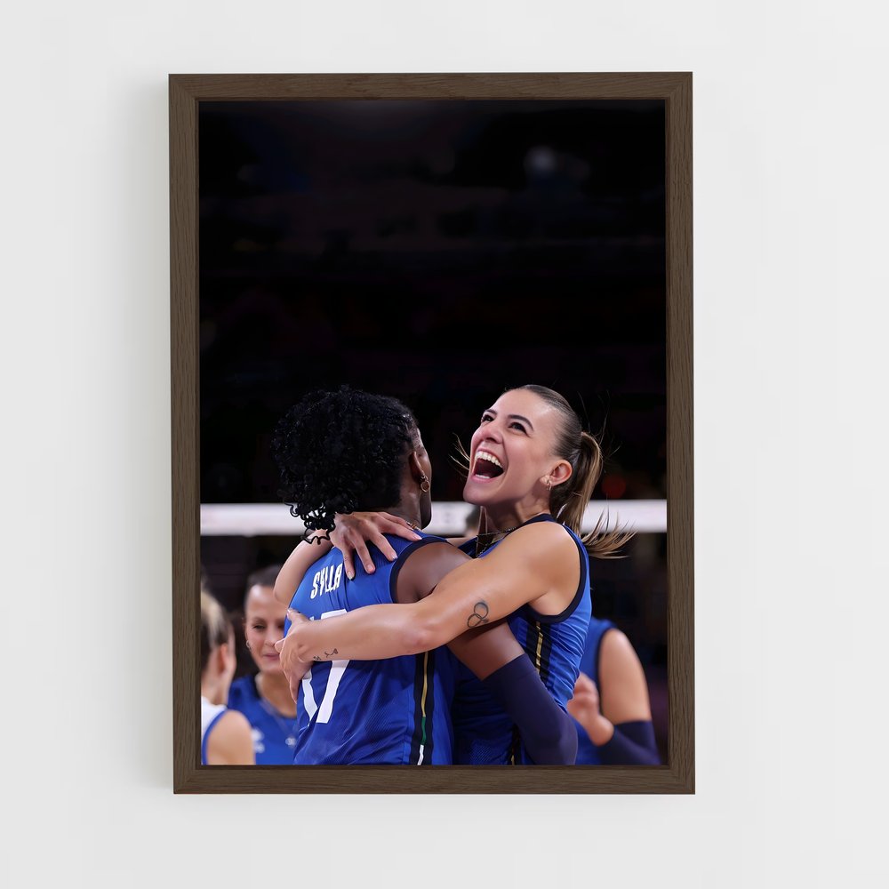 Poster La Victoire des Bruins – affiche Volleyball (vue 5)